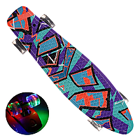 Дитячий пенні борд із колесами світящими