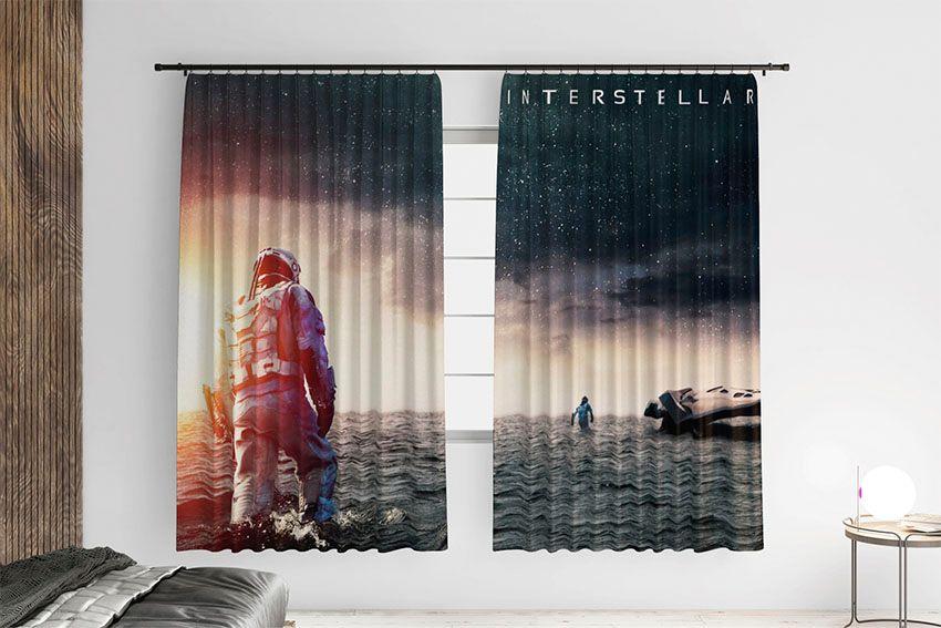 Штори з принтом «Interstellar. Miller’s Planet»