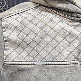 Толстовка чоловіча спортивна варенка фліс капюшон кишеня XL сіра, фото 7