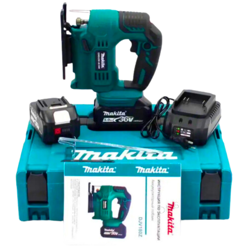 Безщітковий акумуляторний лобзик Makita DJV180Z Лобзик акумуляторний 36V 5AH Лобзик Макіта