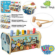 Дерев'яна іграшка Tree Toys Центр розвиваючий, лабіринт, стукалка, ксилофон MD 2415, фото 2