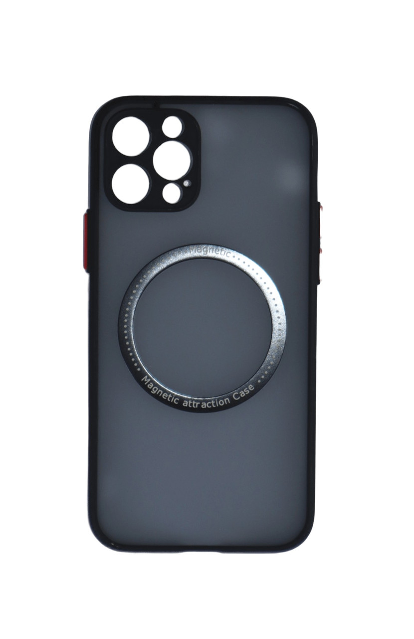 Магнітний чохол XON PhoneCase Magnetic для iPhone 12 Pro (PCMB1112300B 9632) Чорний, фото 1
