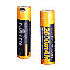 Акумулятор 18650 Fenix ​​2600 mAh із micro-usb зарядкою (Чорно-жовтий), фото 3