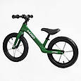 Біговел дитячий 14 дюймів Corso Indigo D-6540-74 Зелений, нейлонова рама, на надувних колесах, велобіг, фото 3