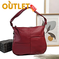 Жіноча сумка натуральна шкіра бордовий Арт.8352 winered (БР) VIVAVERBA Україна — (59)