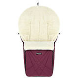 Зимовий конверт Футмуф універсальний Babyroom Wool N-8 bordo, фото 2