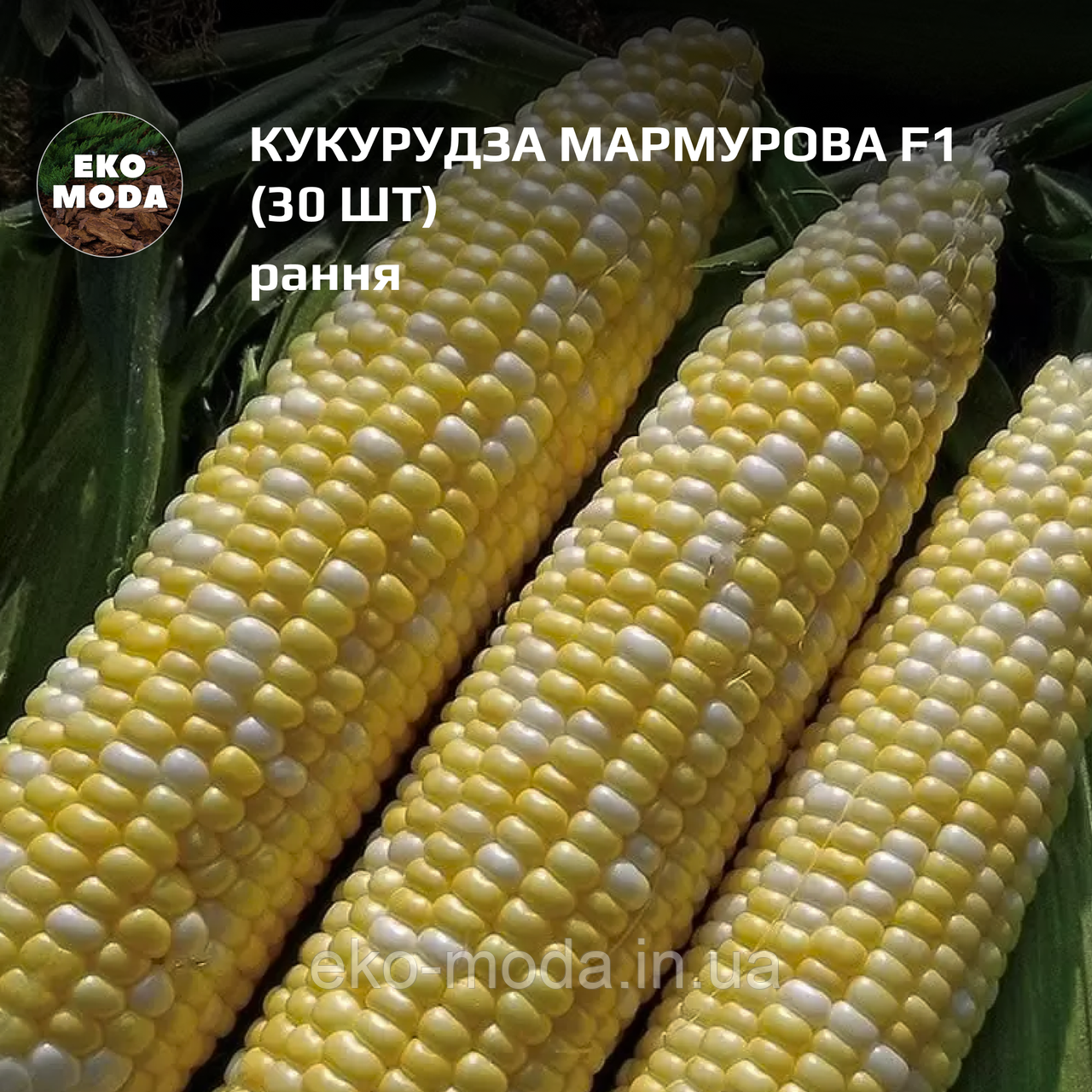 Кукурудза Мармурова F1 - рання - ( 30 шт zip-пакет)