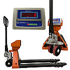 Гідравлічна рокла з вагами ВПД-РК-1 т, вантажопідйомність 1000 кг, візок складський з вагами, фото 4