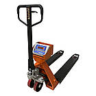 Гідравлічна рокла з вагами ВПД-РК-1 т, вантажопідйомність 1000 кг, візок складський з вагами, фото 2