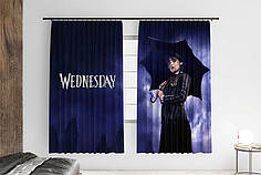 Штори з принтом «Wednesday with an umbrella»