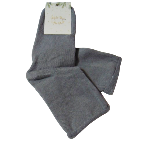 Шкарпетки без гумки теплі на махрі Nice 36-40 сірі, фото 1