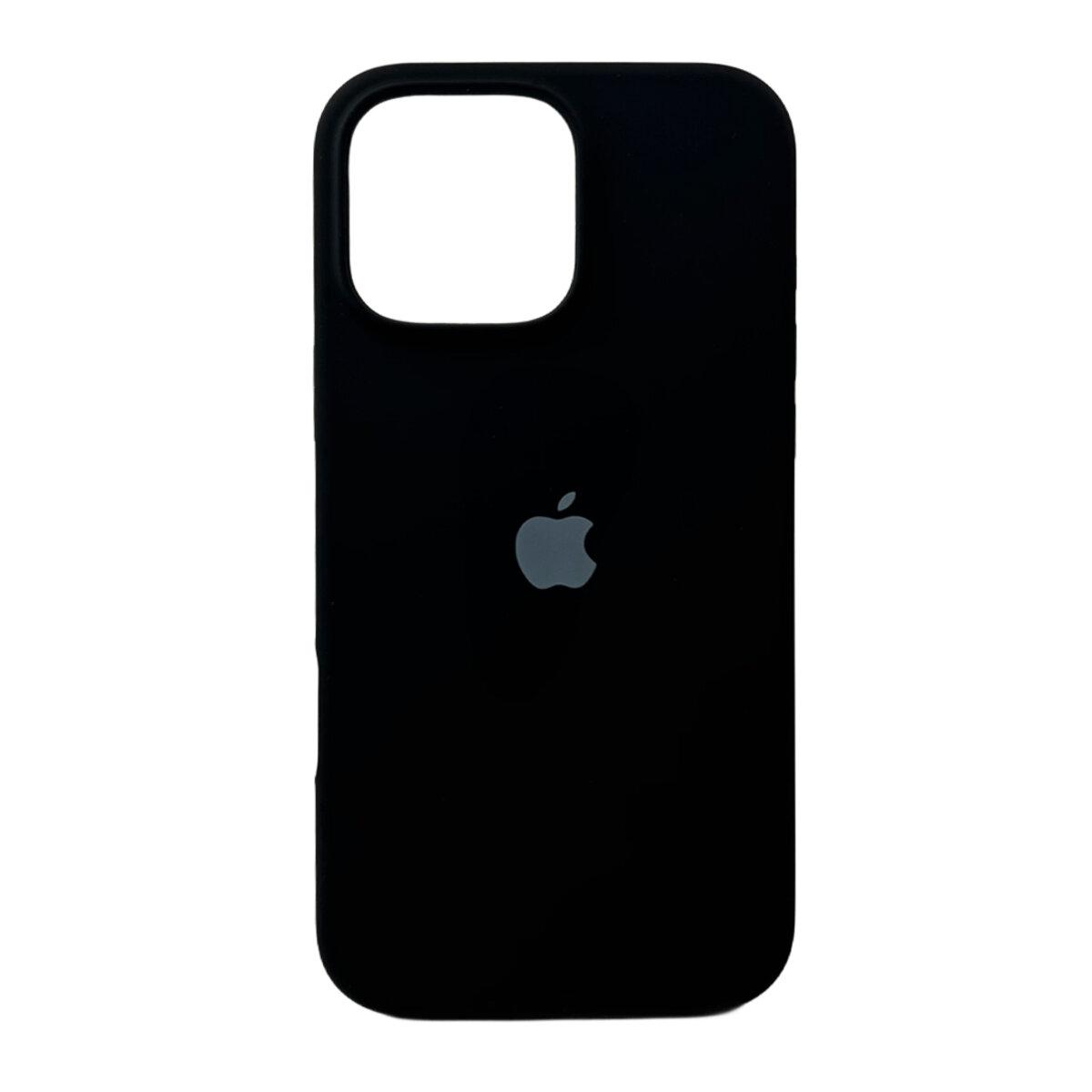 Чохол Silicone Full Case AA Open Camera Apple iPhone 16 Pro | Мікрофібра (Чорний)