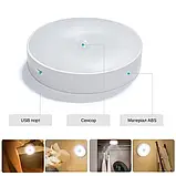 Акумуляторний світильник з датчиком світла та руху Smart sensor light, фото 7