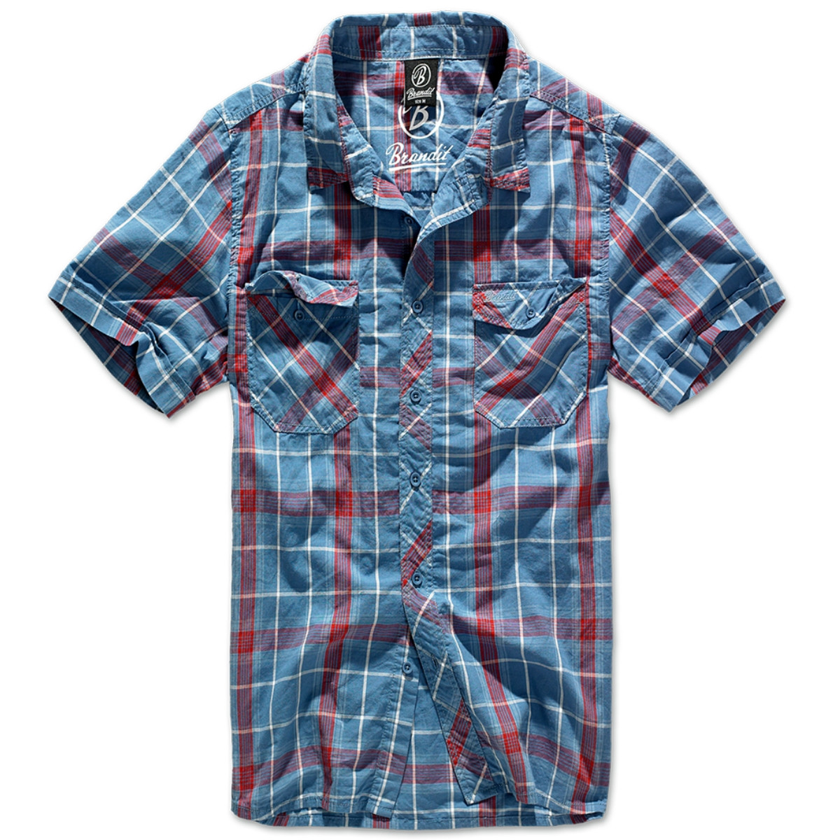 Сорочка Brandit Roadstar RED-BLUE (M), фото 1