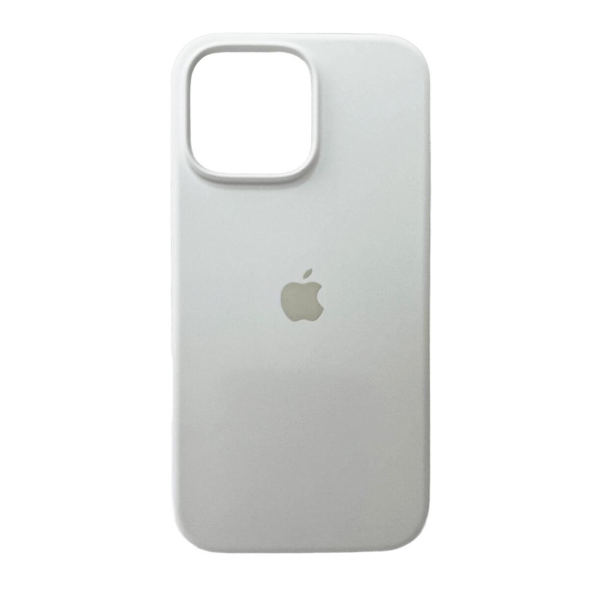 Чохол Silicone Full Case AA Open Camera Apple iPhone 16 Pro Max | Мікрофібра (Білий)