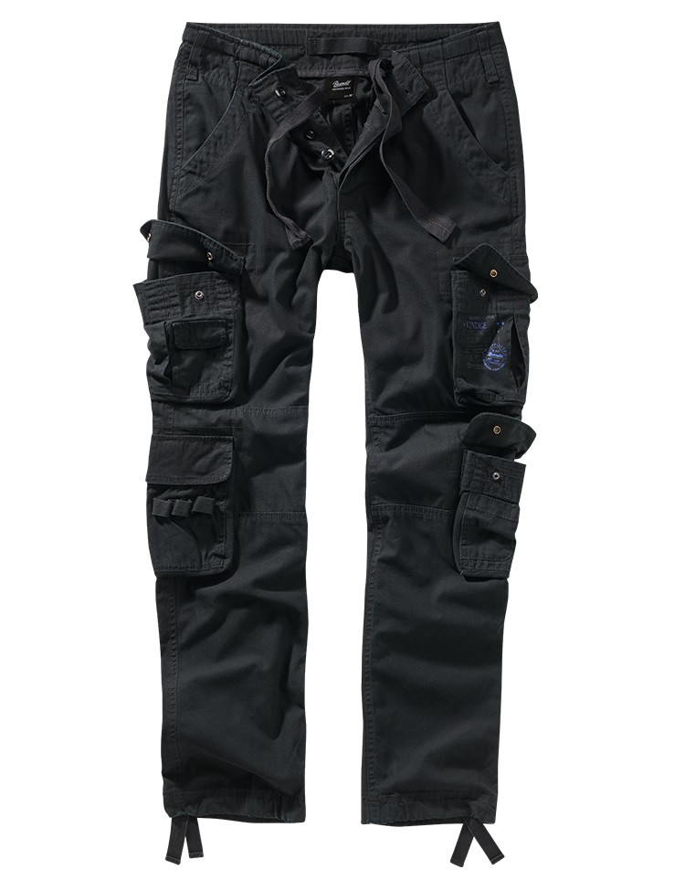 Штани Brandit Pure Slim Fit Black (XL), фото 1