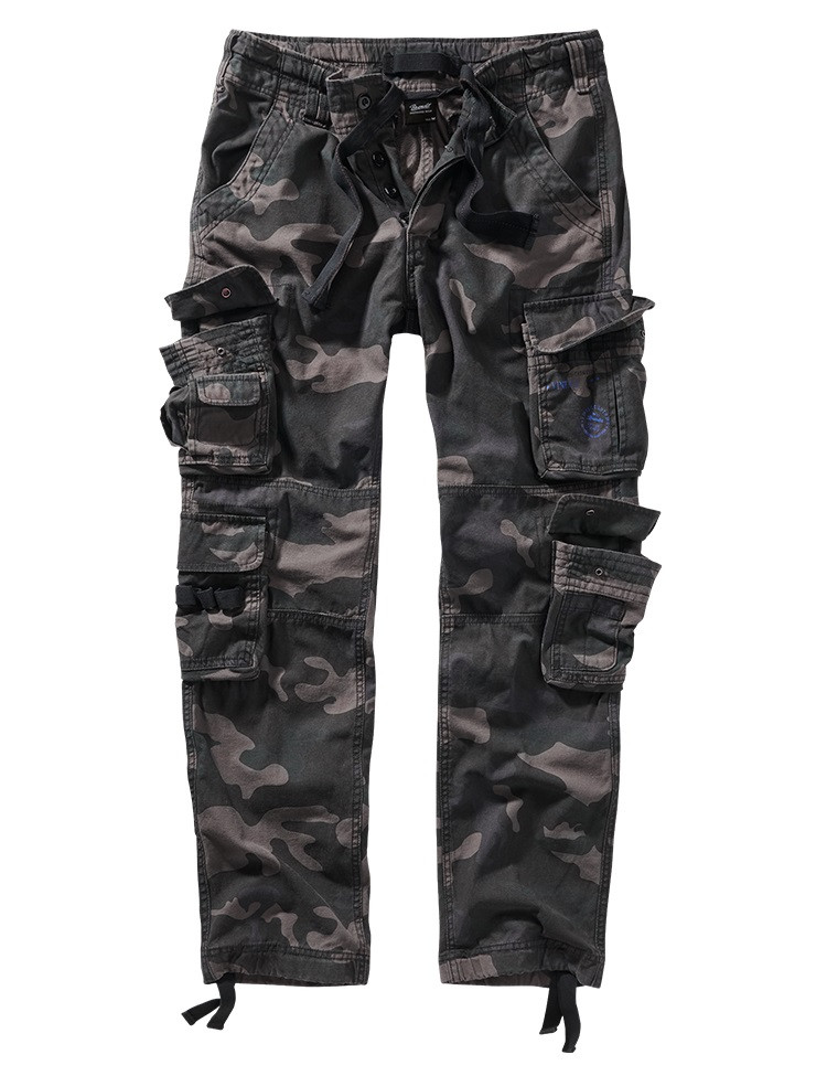 Брюки Brandit Pure Slim Fit Darkcamo (S), фото 1