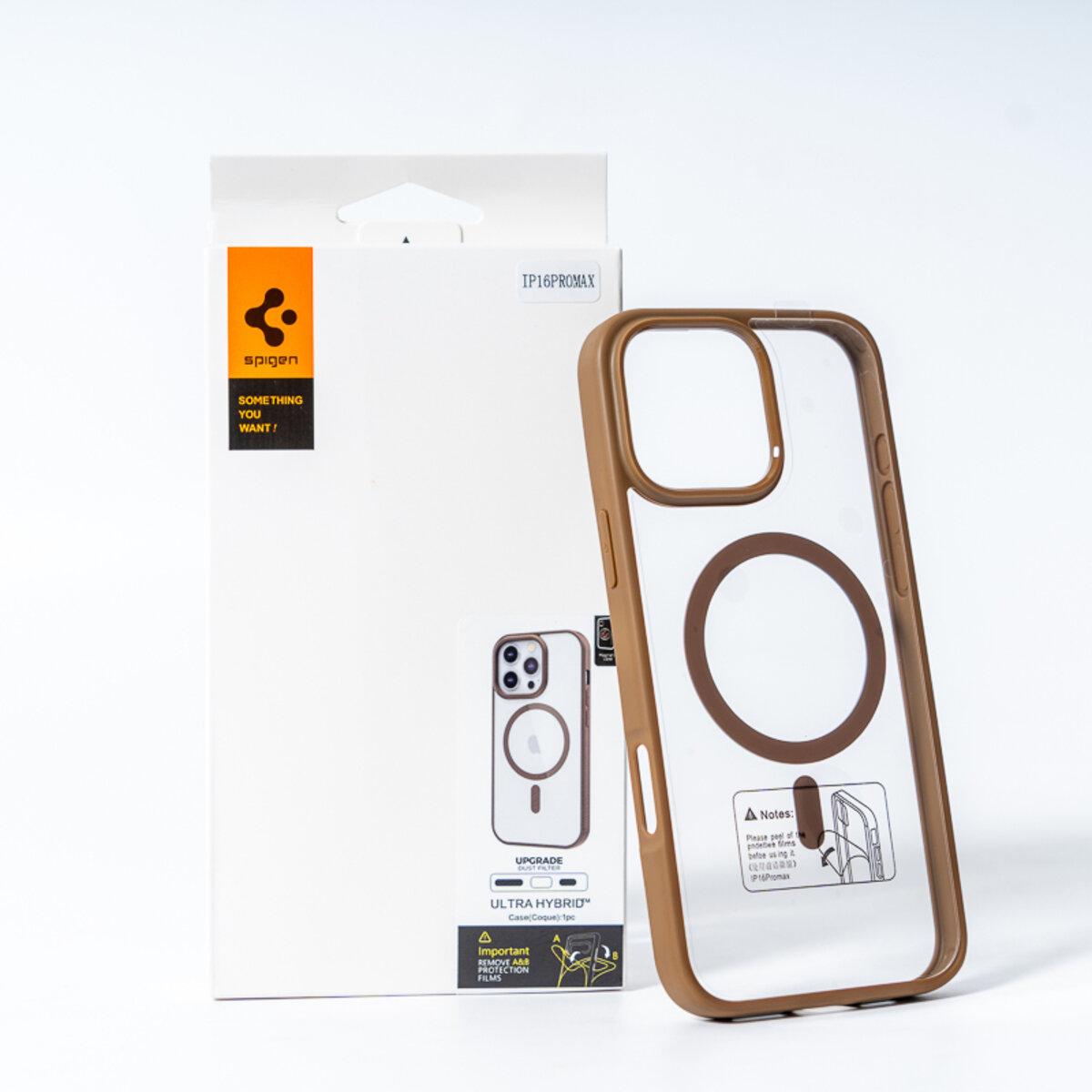 Чохол для смартфона Spigen AAA Magnetic Color for Apple iPhone 16 Pro Max Brown (SPGMGCOL16ProMaxBrown)