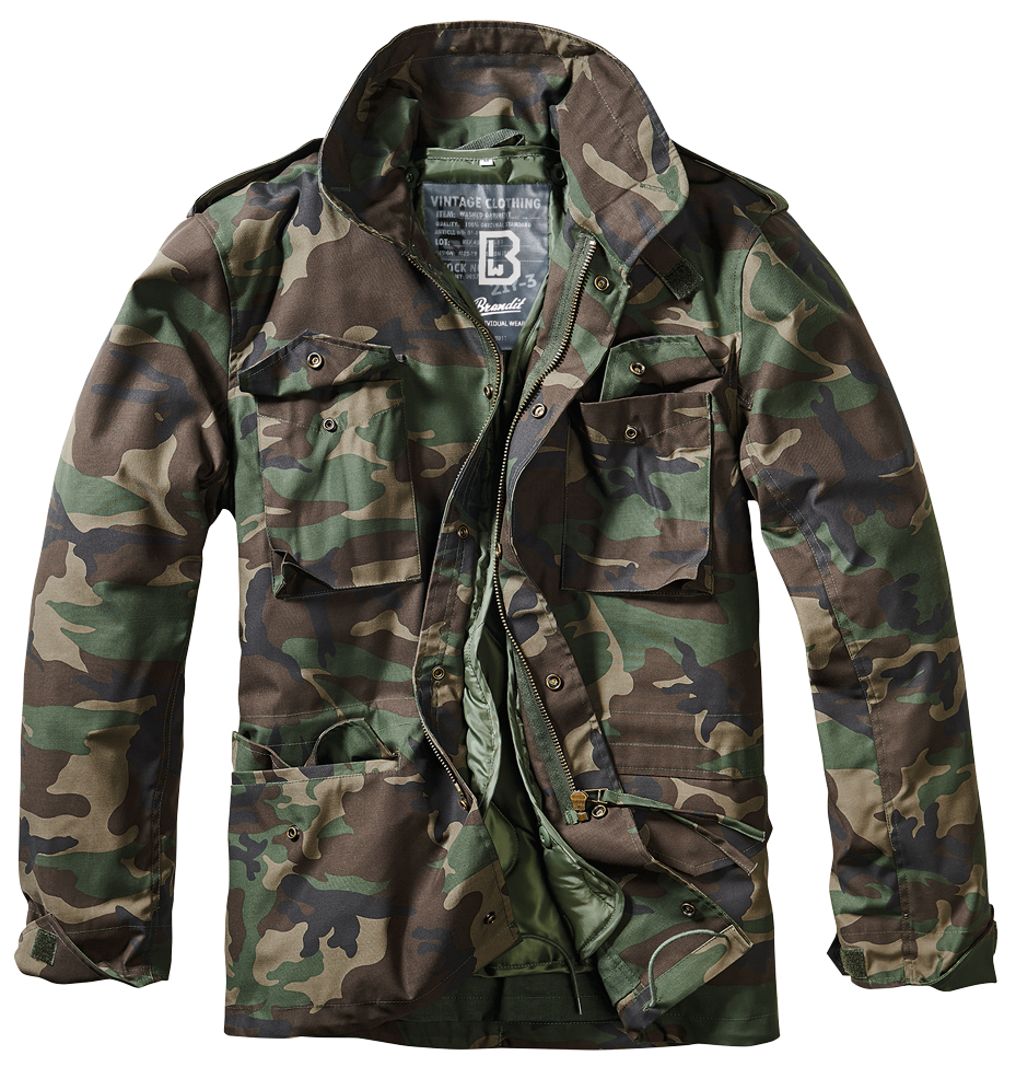 Куртка Brandit M-65 Classic Woodland (S), фото 1