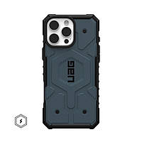 Протиударний чохол UAG Pathfinder with MagSafe (AAA) Apple iPhone 15 | Drop and Shockproof (Синій) (UAPTMG15Blue)