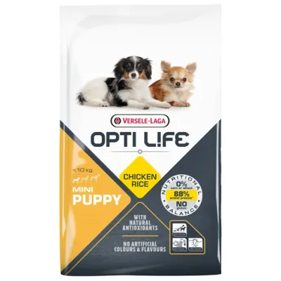 Сухий корм для цуценят міні та малих порід Opti Life (Опті Лайф) Puppy Mini з куркою 7.5 кг