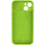 Чохол Silicone Full Case Camera Protect (AA) Apple iPhone 14 (Зелений) (FullAAi14-24), фото 2