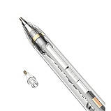 Стилус HOCO GM110 Transparent Explore Series active pad dedicated capacitive pen transparent black (6942007616744), фото 5