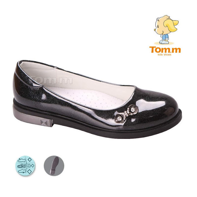 Туфлі Tom.m 3750 Black 33р, 34р, 36р, 37р