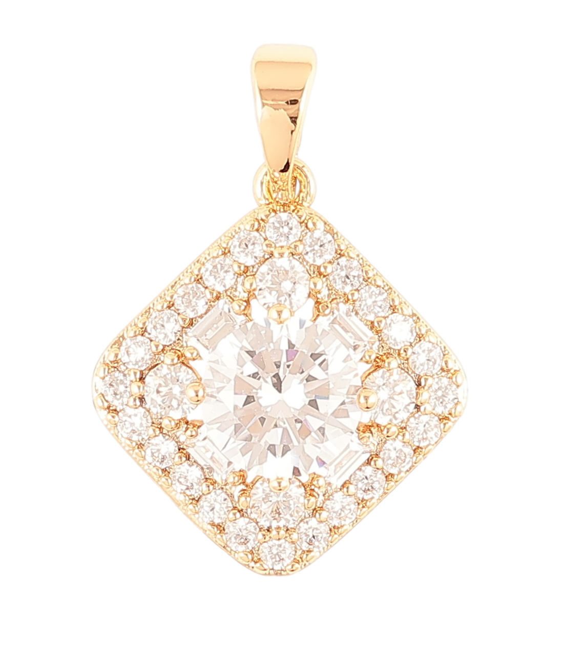 Кулон Xuping Позолота 18K «Інкрустація цирконієм» для ланцюжка до 5мм
