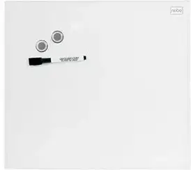 Дошка для презентацій Nobo Сухостирально-магнітна дошка Diamond 45x45см скляна біла