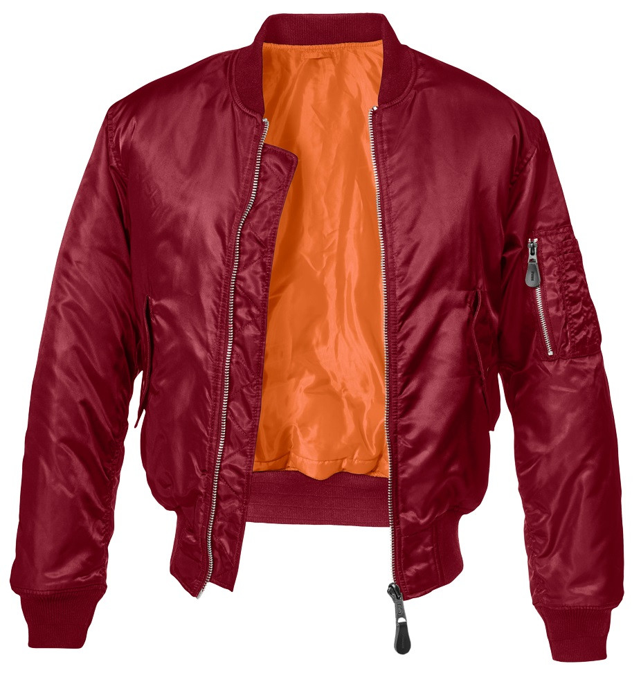 Куртка Brandit MA1 Jacket Burgundy (S), фото 1