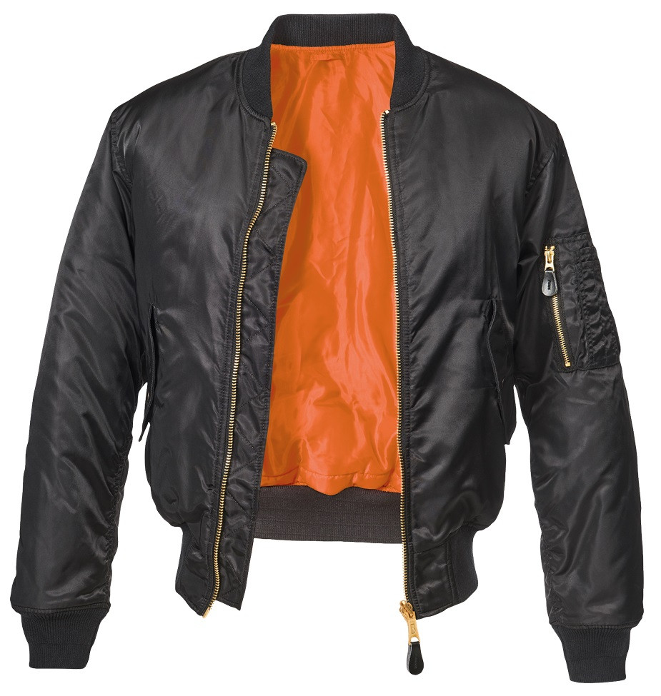 Куртка Brandit MA1 Jacket Black (L), фото 1