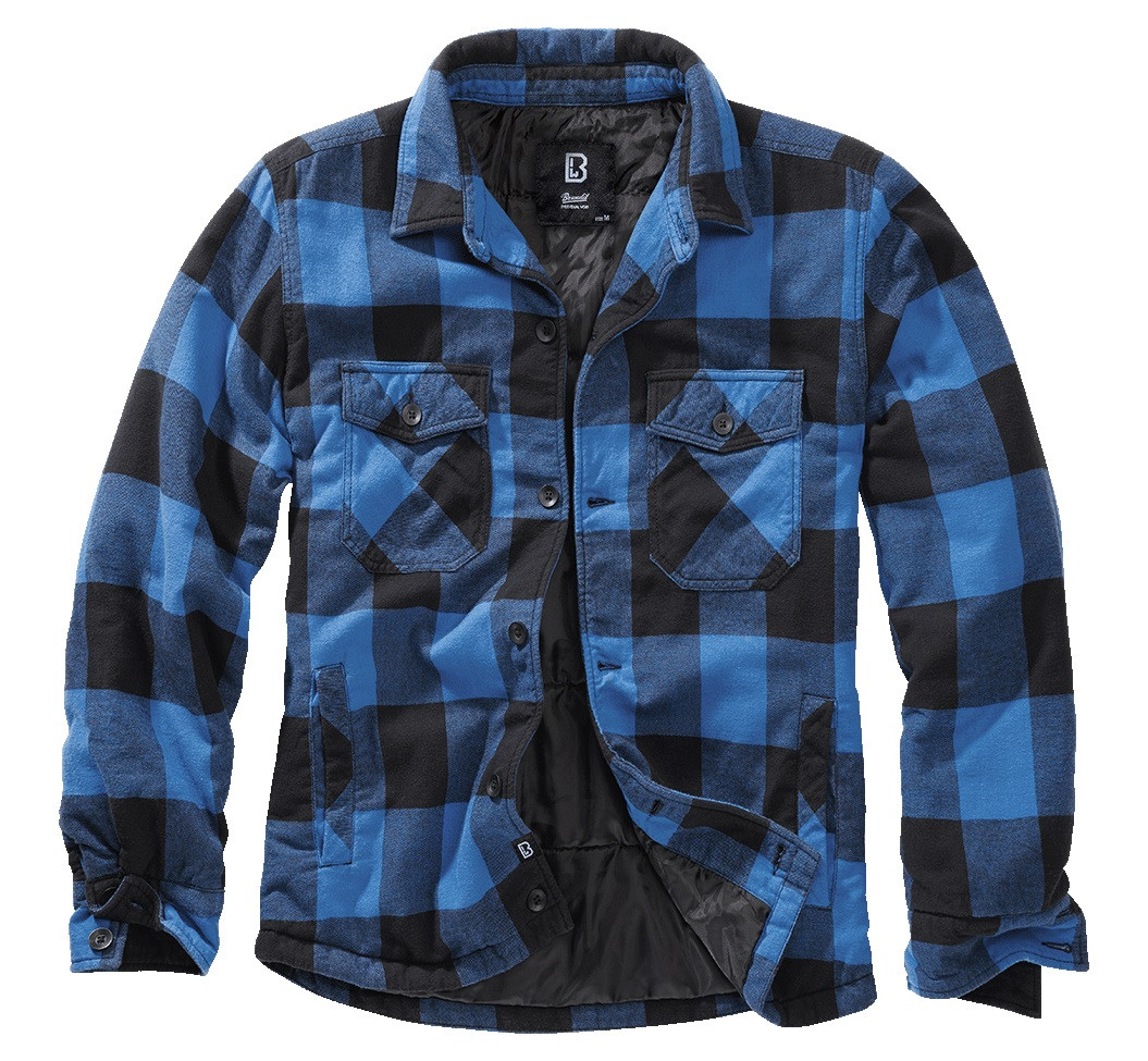 Куртка Brandit Lumber Jacket Black/Blue (S), фото 1