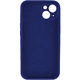 Чохол Silicone Full Case Camera Protect (AA) Apple iPhone 14 (Синій) (FullAAi14-39), фото 2
