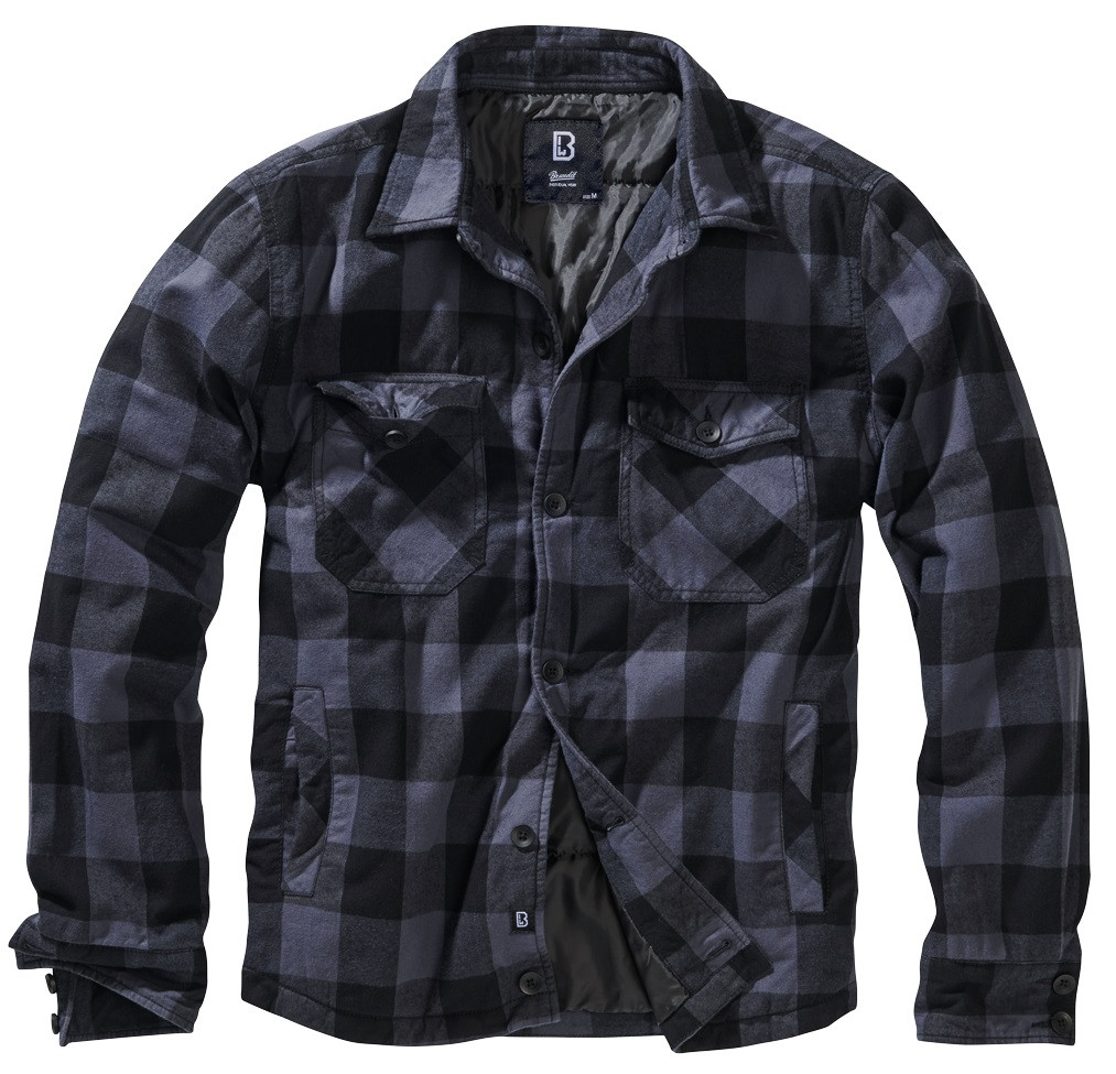 Куртка Brandit Lumber Jacket Black/Grey (S), фото 1