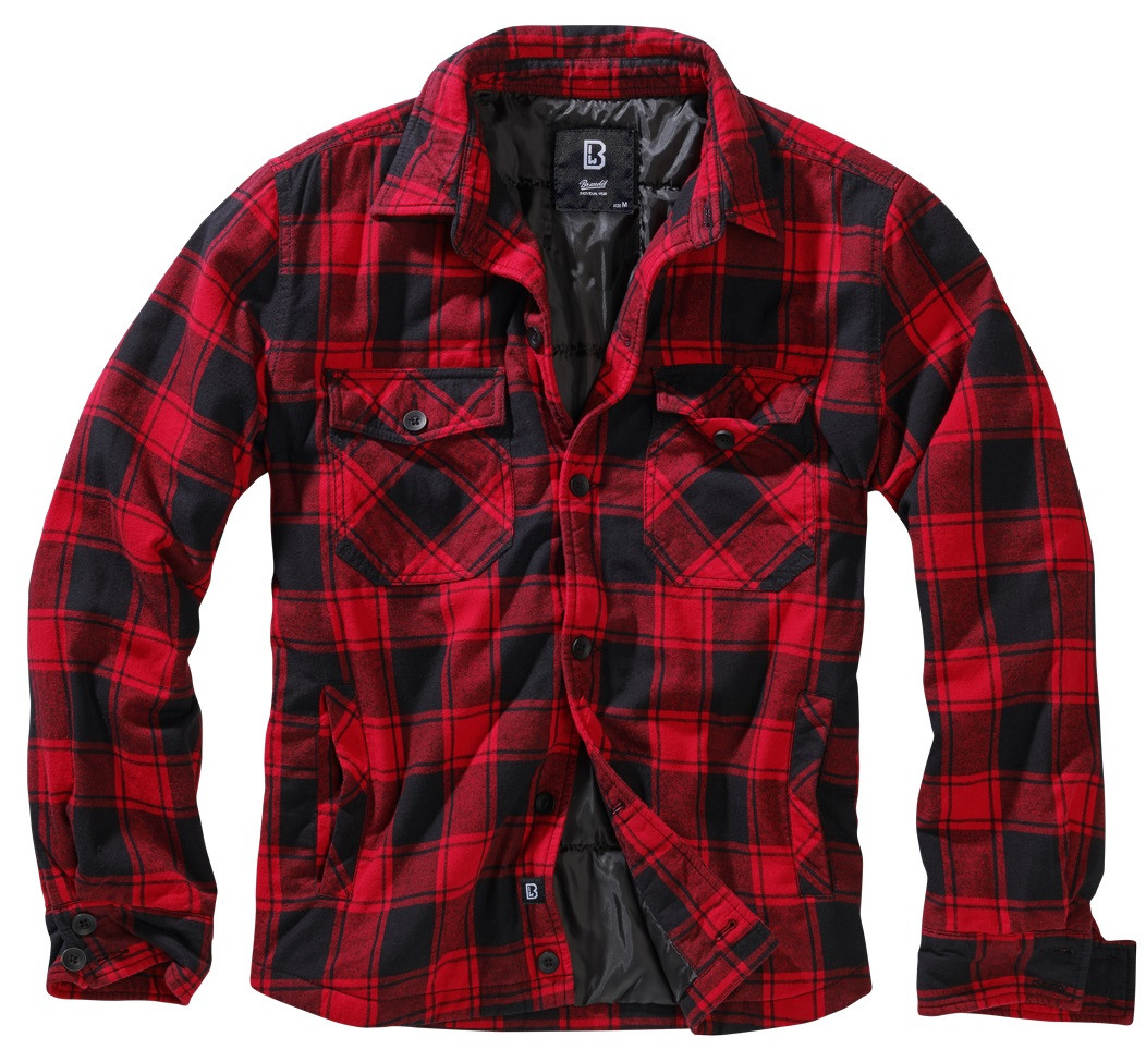 Куртка Brandit Lumber Jacket Red/Black (S), фото 1