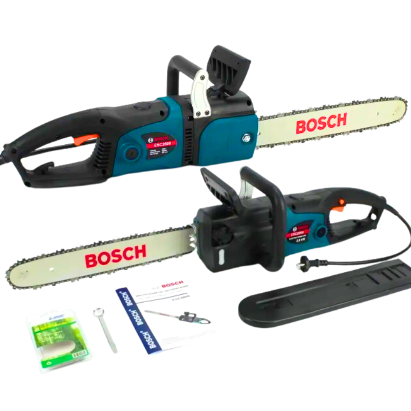 Компактна і ергономічна електропила Bosch ESC2800 2.8 кВт Електрична ланцюгова пила Бош шина 40 см