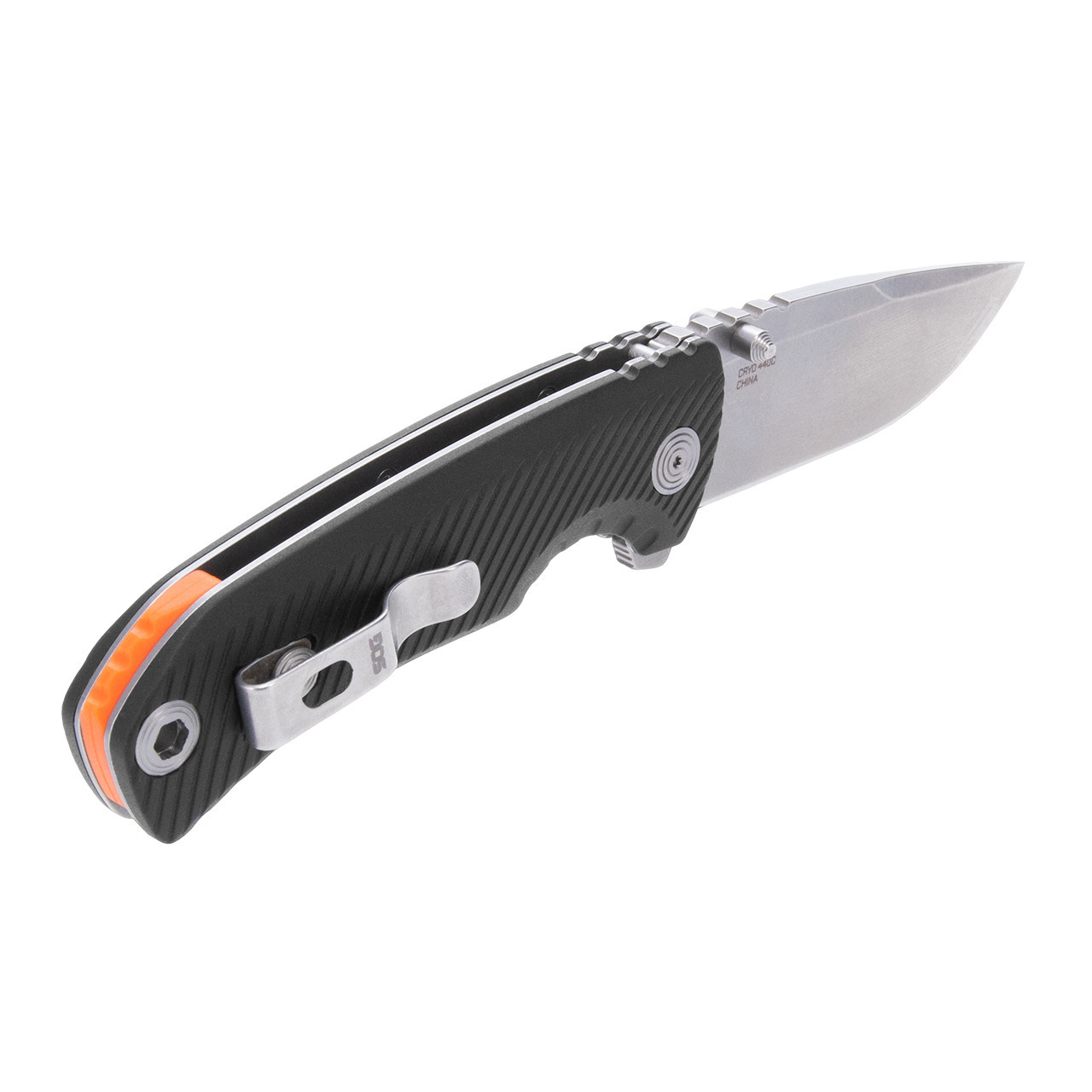 Нож SOG Tellus ATK Blk + Blaze Orange, фото 1