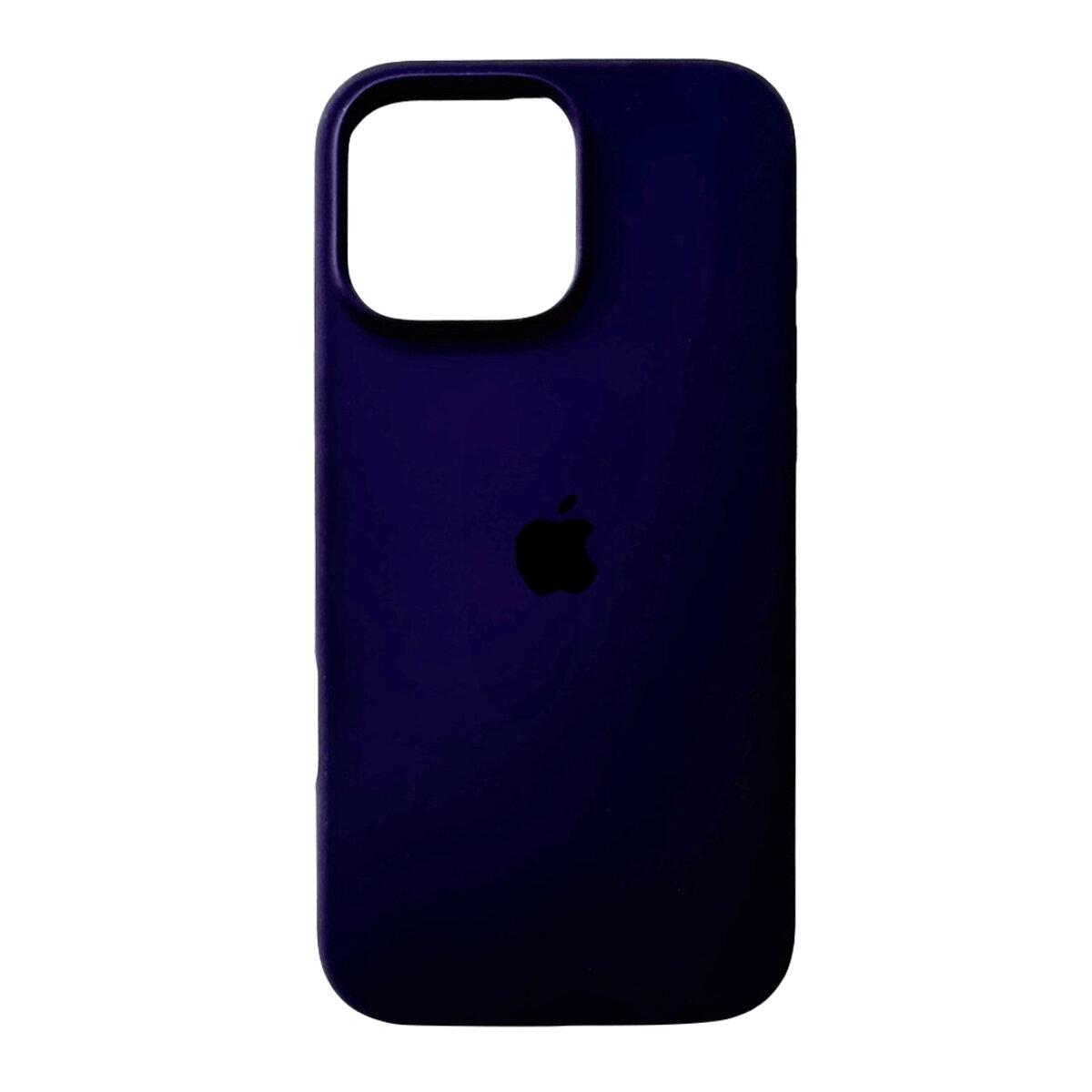 Чохол Silicone Full Case AA Open Camera Apple iPhone 16 Pro Max | Мікрофібра (Фіолетовий)