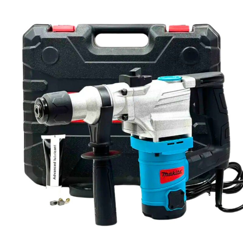 Бочковий потужний перфоратор Makita HR550Z у кейсі Перфоратор мережевий Макіта 1700 Вт 7 Дж Зручний перфаратор, фото 1