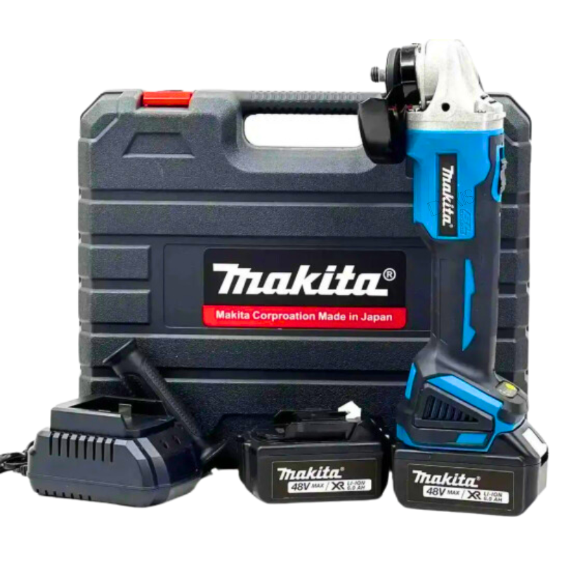 Акумуляторна кутова болгарка Makita DGA504ZL АКБ 48V 125 мм 2 Ергономічна болгарка Makita
