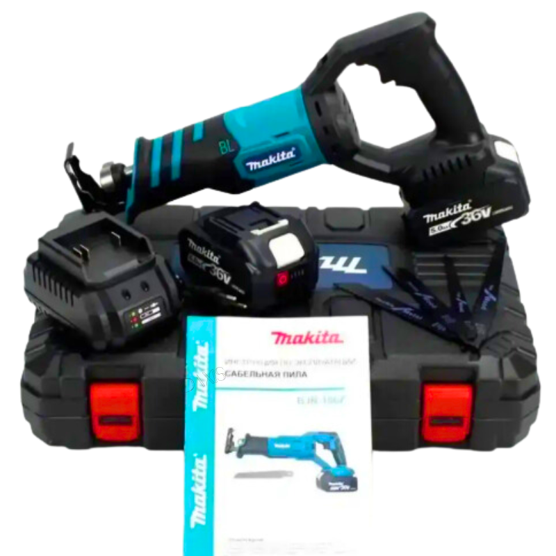 Шабельна акумуляторна пила 36V 6.0Ah Makita BJR186Z Makita Шабельна пила makita Пила makita Пила шабельна