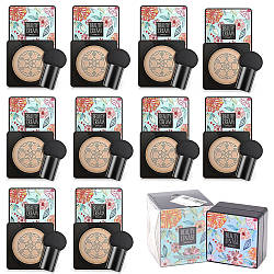 Комплект 10шт Кушон Images Moisture Beauty Cream Concealer, 20 мл, Натуральний + спонжик / Тонуючий крем