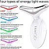 Компактний масажер для шиї та обличчя D836 з функцією омолодження Білий, фото 7