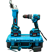 Акумуляторний безщітковий 36V 6Ah набір Шуруповерт DTW488  Болгарка DGA506ZPRO Набір Makita 2в1 АКБ набір