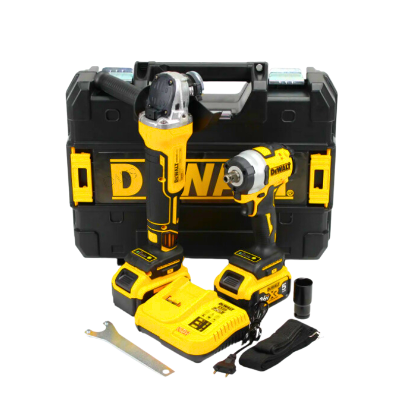 Набір електроінструментів для дому 2в1 DeWalt Гайковерт DCF922D2T та Болгарка DCG405P2 АКБ інструменти 36V