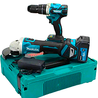 Набір електроінструментів Makita 36V Шуруповерт DTW485 Болгарка 9237CB Базовий набір інструментів 2в1 Макіта
