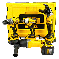 АКБ Перфоратор DCH26 Гайковерт DCF922 Шуруповерт DCD996 Болгарка DCG413 DeWALT 36V Набір 4 в 1