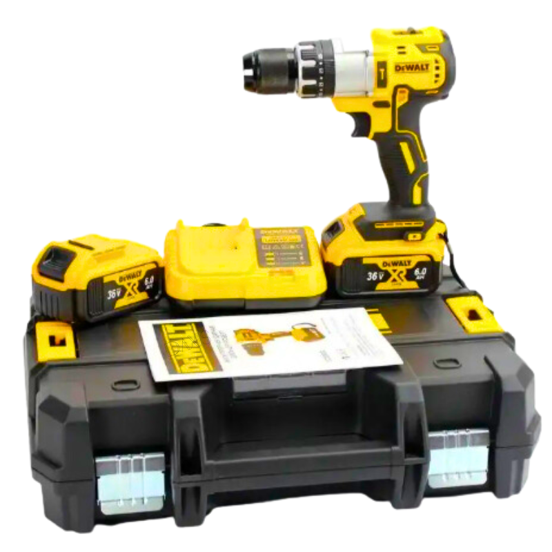 Ударний безщітковий шуруповерт DeWALT DCD996P2 Акумуляторний дриль-шуруповерт 36V 6AH в кейсі