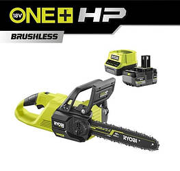 Пила ланцюгова акумуляторна Ryobi ONE+ HP RY18CSX30A-150 18В акб 1х5А&#183;год ЗП 30см 3.2кг